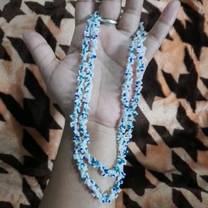 Blue&white Long Necklace