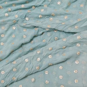 Sky Blue Saree