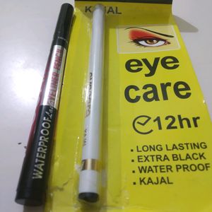 Buy 1 Get One Free (Kajal+eyeliner)