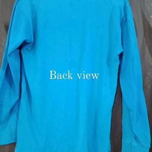 Cotton Blue Sweatshirt