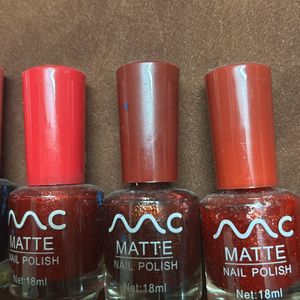 6 Nail Polish Full New Never Used Super Condition