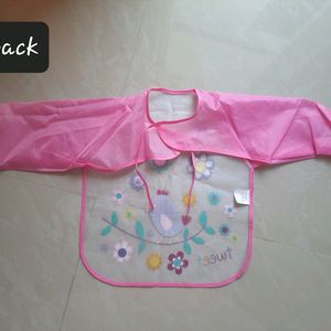 Long Sleeves Waterproof Baby Apron