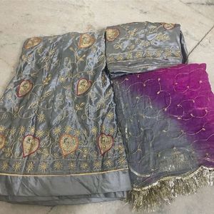 Satin Rajputi Combo Of 2 Dress