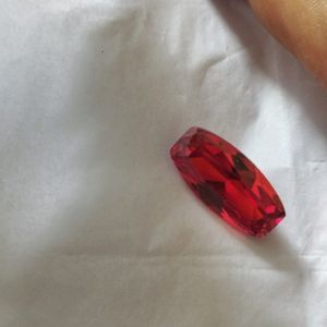 Pink  Boat shape Zircon Stone Lab Certified