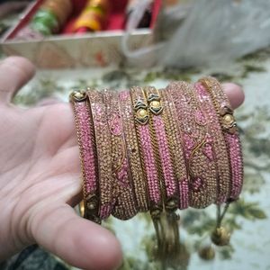 Party Wear Stone Bangles