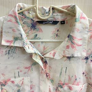 Globus Transparent Printed Shirt