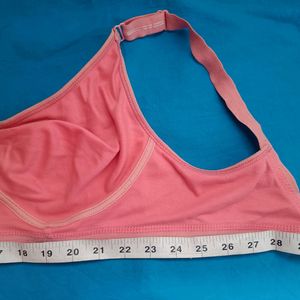 Coral Thick Strap Bra