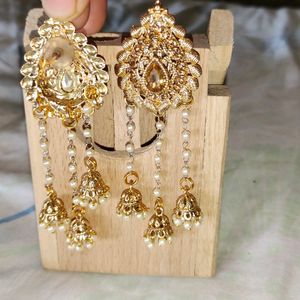 Beautiful Golden 💖 Colour Earrings 😍