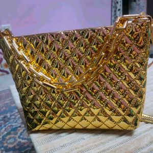 Golden Sling Bag