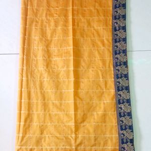 Checks Print Saree