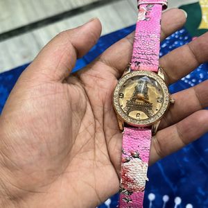 Elegant Pink Watch