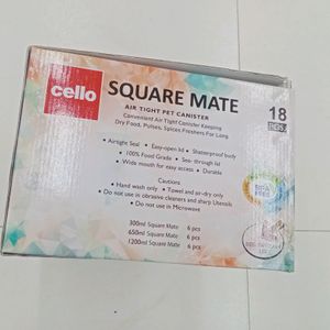 Cello Square Mate Airtight 18pcs Containers