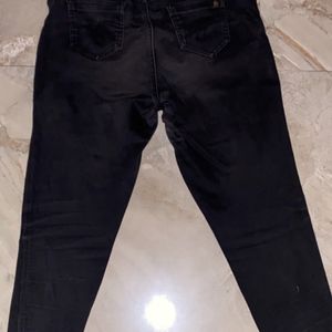 High Waist Black Skinny Jeans