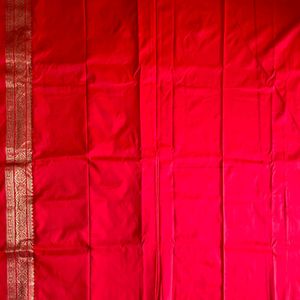 Red Art Silk Saree For Women