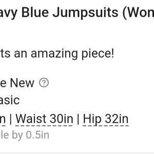 Blue & Black  Zara Basic Jumpsuit
