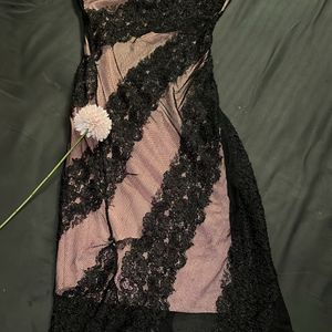 Black Lace Party Dress