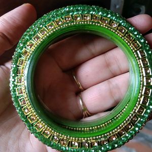 Green bangles or kade