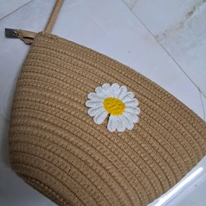 Beige Sling Bag