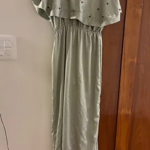 Green Cape Dress