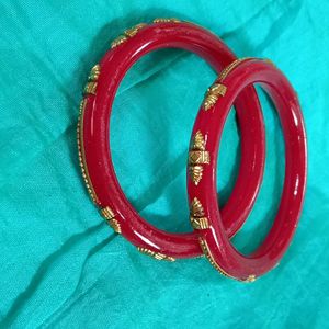 Red Bangles - Not Used - Brand New