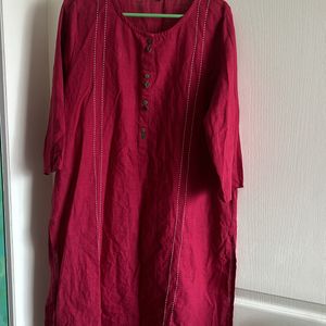 New Maroon Kurta