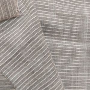 Grey Linen Digital Embroidery Fabric