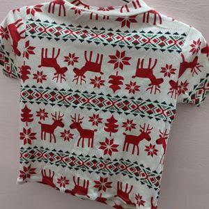 Christmas Themes Crop Top