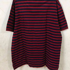 PREMIUM Horizontal Stripes Allen Solly T Shirt-X