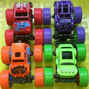 (Pack Of 4 ) New Mini Monster Truck Car Any Colour