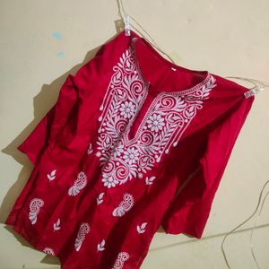 Red Short Kurti