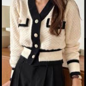 Classy Korean Crop Cardigan