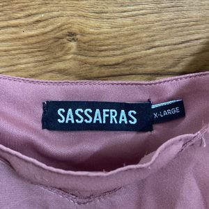 Sassafras Strappy Midi Party Dress