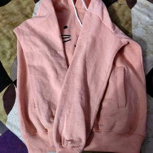 Cute Pink Hoodiee Bust 30/32 Used 2 Time Only