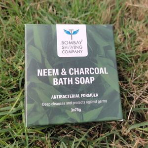 Neem & Charcoal Bath Soap  Bombay Shaving Company