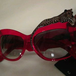 Branded Sunglasses In Red (New)