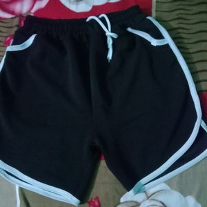 Maroon And Black Shorts For Girls