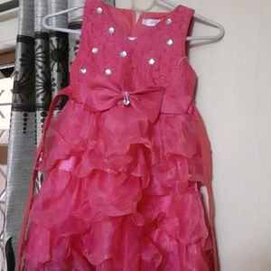 Pink Dress For Girls