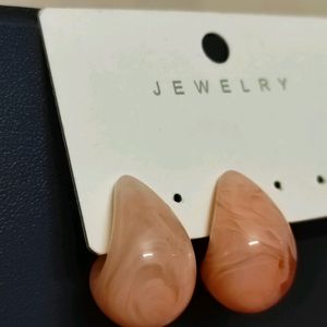 Marble Drop Earrings