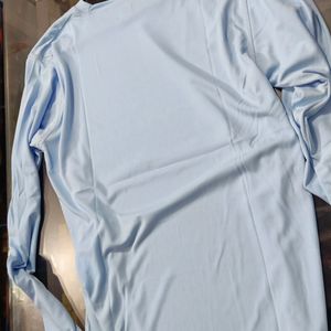 ADDIDAS SKY BLUE FULL SLIVES SPORTS TSHIRT