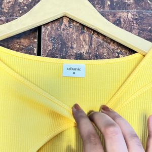 Yellow Cut Top