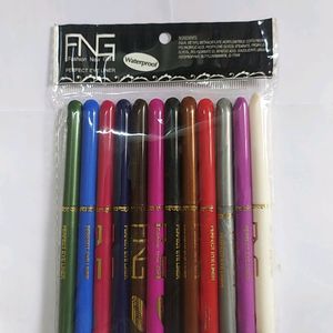 FNG AUTO Eyeliner And Lipliner Multicolor Pack