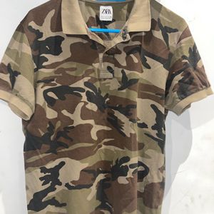 Khaki Camouflage T-shirt