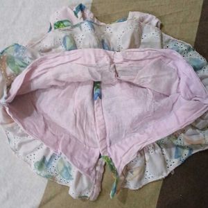 Baby Girl Pink Frock Cum Top