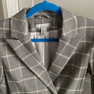 H&M PLAID BLAZER- XS SIZE