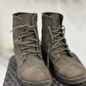 Women Army Green New Boots