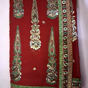 Beautiful Heavy All Over Work Saree For Wedding