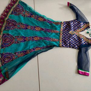 Heavy Multicolour Anarkali Dress