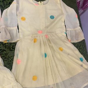 Yellow Sharara Set For Kids