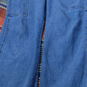 Blue Cargo Jeans For Women