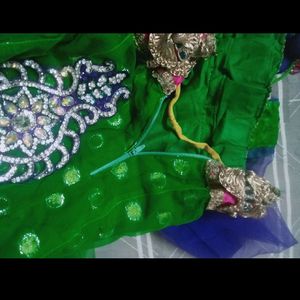 🤩🤩Beautiful Green Lehnga For Teej